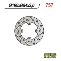 Тормозной диск NG задний YAMAHA YZ 80/85 '93-16 (190X84X3) NG757