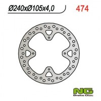 Тормозной диск NG задний HONDA XR 650R 00-06 (240x105x4) NG474