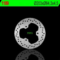 Тормозной диск NG задний YAMAHA TRICKER 250 '05-'07 (203X84,3X4,5) (3X10,5MM) NG1189