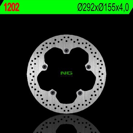 Тормозной диск NG передний YAMAHA YZF 125R '08-'14, MT 125 '14 (292X155X4) (5X8,5MM) NG1202