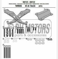 Крепления кофра KAPPA (без площадки) Yamaha MT09 850 Tracer (15-16) KR2122