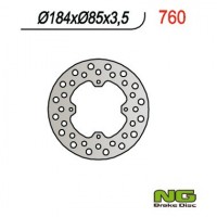 Тормозной диск NG задний SUZUKI RM 80/85 (86-04) (184x85x3,5) NG760 