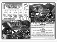 Крепления под боковые кофры KAPPA Monokey Honda CBF 500-600-1000 KLX174