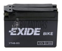 Аккумулятор EXIDE ET4B-BS = YT4B-BS