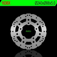 Тормозной диск NG задний KYMCO SUPER DINK/DOWNTOWN 125/300/350 (240X88X5,0MM) (5X10,5MM) NG1636X