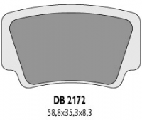Тормозные колодки DELTA BRAKING DB2172OR-D (FA463)