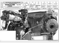 Крепления под боковые кофры KAPPA Monokey Suzuki DL 1000V-Strom KLX528