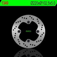 Тормозной диск NG задний HONDA CBR 250 R 11-12 (220X102,5X5,0MM) (4X10,5MM) NG1349