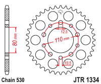 Приводная звезда JT JTR1334.42 (PBR 334)