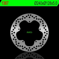 Тормозной диск NG задний PIAGGIO X10 125/350/500 12-17 (240X128X5MM) (5X6,5MM) NG1367