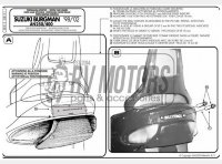 Крепления кофра KAPPA (с площадкой) Monokey Suzuki Burgman 250/400 (98-02) KR111