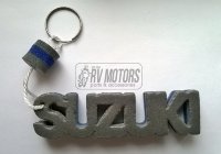 Брелок Suzuki серый / синий
