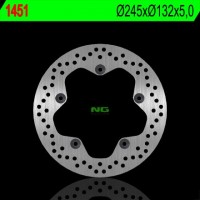 Тормозной диск NG задний YAMAHA MT09 '13-'18 (245X132X5) (5X10,5MM) T-RACER 900 '15-18, XSR 900'15-18 NG1451