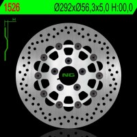 Тормозной диск NG задний HARLEY DAVIDSON SOFTAIL 1690/1800 15-17 (292X56,3X5,0MM) (5X10,5MM) NG1526