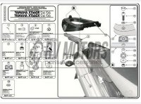 Крепления кофра KAPPA (с площадкой) Monokey Yamaha XT 660R/X (04-06) KR353M