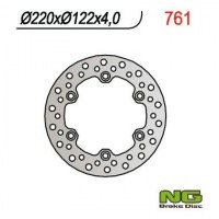 Тормозной диск NG задний HONDA CR 125/250 85-88 (220x122x4) NG761