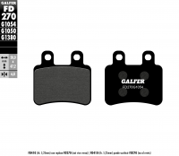 Тормозные колодки GALFER FD270G1054 (FA350)