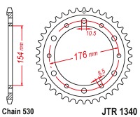 Приводная звезда JT JTR1340.43 (PBR 4434)