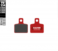 Тормозные колодки GALFER FD224G1805 (FA351)