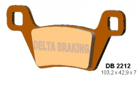 Тормозные колодки DELTA BRAKING DB2212OR-D (FA600)
