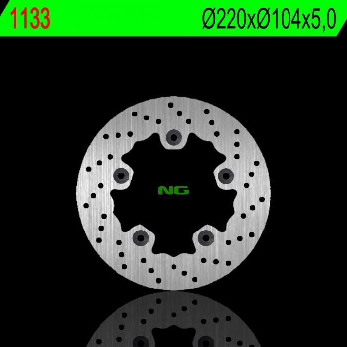 Тормозной диск NG задний TGB X-MOTION 125/250/300 08-18 (220X104X5,0MM) (5X10,5MM) NG1133
