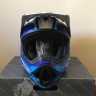 Шлем кросс O'Neal 5 Series friction синий/белый. Размер XS.