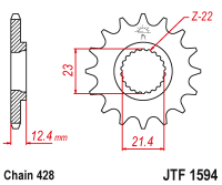 Приводная звезда JT JTF1594.15 (PBR 2149)