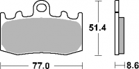 Тормозные колодки SBS 796RS (FA335)