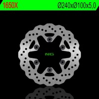 Тормозной диск NG задний KAWASAKI KLX 250 09-17 (240X100X5,0MM) (6X10,50MM) NG1650X