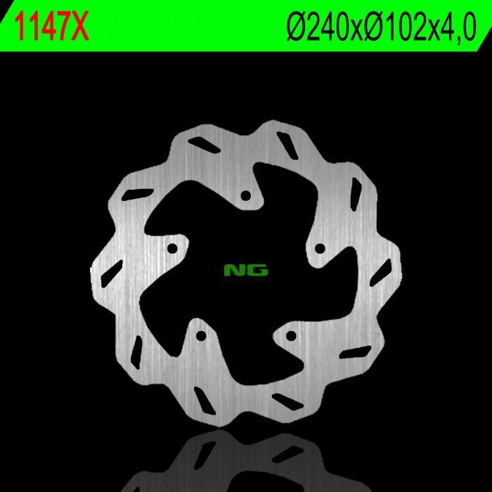 Тормозной диск NG задний APRIIA RXV/SXV 450-550 05-12 (240X102X4,0MM) (5X6,5MM) NG1147X