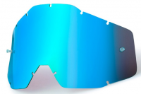 Стекло маски 100% RACECRAFT/ACCURI/STRATA Mirror Blue ANTI FOG 51002-002-02