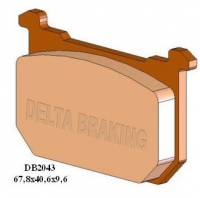 Тормозные колодки DELTA BRAKING DB2043RD-N3 (FA66)