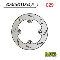 Тормозной диск NG задний SUZUKI DR 650 SE '96-'98, XF 650 (240X118X4,5) (4X10,5MM) NG029