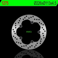 Тормозной диск NG задний PEUGEOT GEOPOLIS 125/300/400 (226X113X4,5MM) (5X6,5MM) NG1275