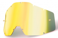 Стекло маски 100% RACECRAFT/ACCURI/STRATA Mirror Gold ANTI FOG 51002-009-02	