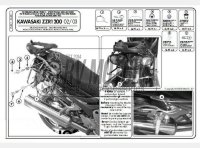 Крепления под боковые кофры KAPPA Monokey Kawasaki ZZR 1200 KL441