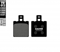 Тормозные колодки GALFER FD170G1054 (FA47)