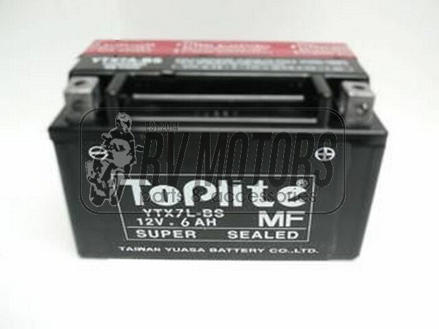 Аккумулятор TOPLITE YTX7A-BS