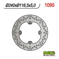 Тормозной диск NG задний HONDA CBF 500/600/1000 (240X116X5) (4X10,5MM) NG1095