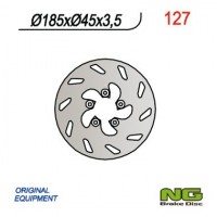 Тормозной диск NG задний KTM EXC 50 '99-'00 (185X45X3,5) NG127
