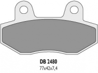 Тормозные колодки DELTA BRAKING DB2480OR-D (FA86)