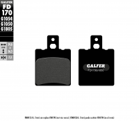Тормозные колодки GALFER FD170G1050 (FA47)
