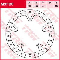Тормозной диск передний YAMAHA YZF 125R '08-'13 (292X155X4MM)  TRW LUCAS MST383