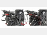 Крепления под боковые кофры KAPPA Monokey Kawasaki Versys 1000 (2015) KLR4113