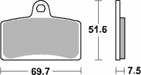 Тормозные колодки SBS 189MS (FA399)