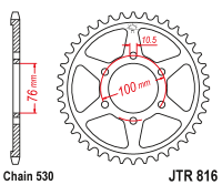 Приводная звезда CHT 816.42 (JTR 816.42)