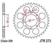Приводная звезда CHT 279.40 (JTR273.40)