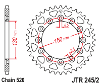 Приводная звезда JT JTR245/2.48