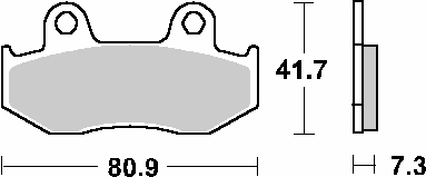 Тормозные колодки SBS 558HF (FA92 / FA323/2)
