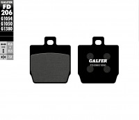 Тормозные колодки GALFER FD206G1050 (FA268)